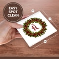 thumbnail image 7 of 3drose, Letter R- Red Berry Holly Wreath with Scribble Heart, Set of 8 Ceramic Tile Coasters, 7 of 7
