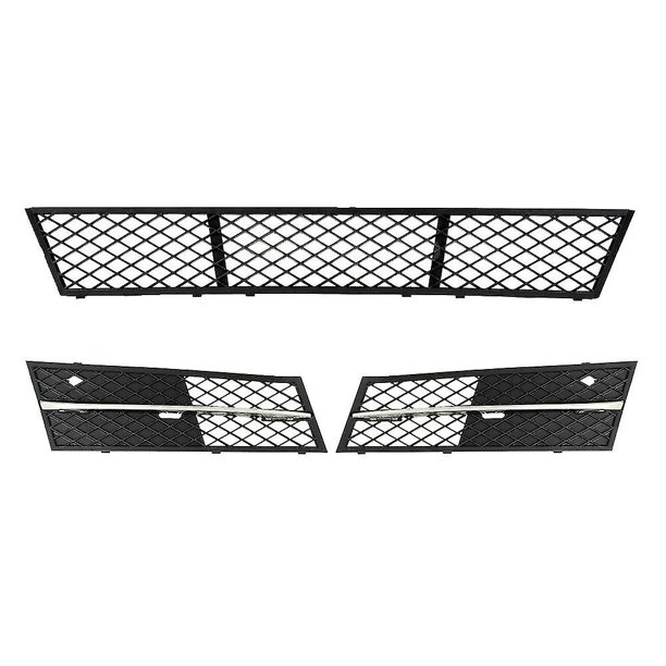 Juego de parrilla inferior para parachoques de coche centro izquierdo derecho para 5 F10 F11 10-13 51117200699 51117200