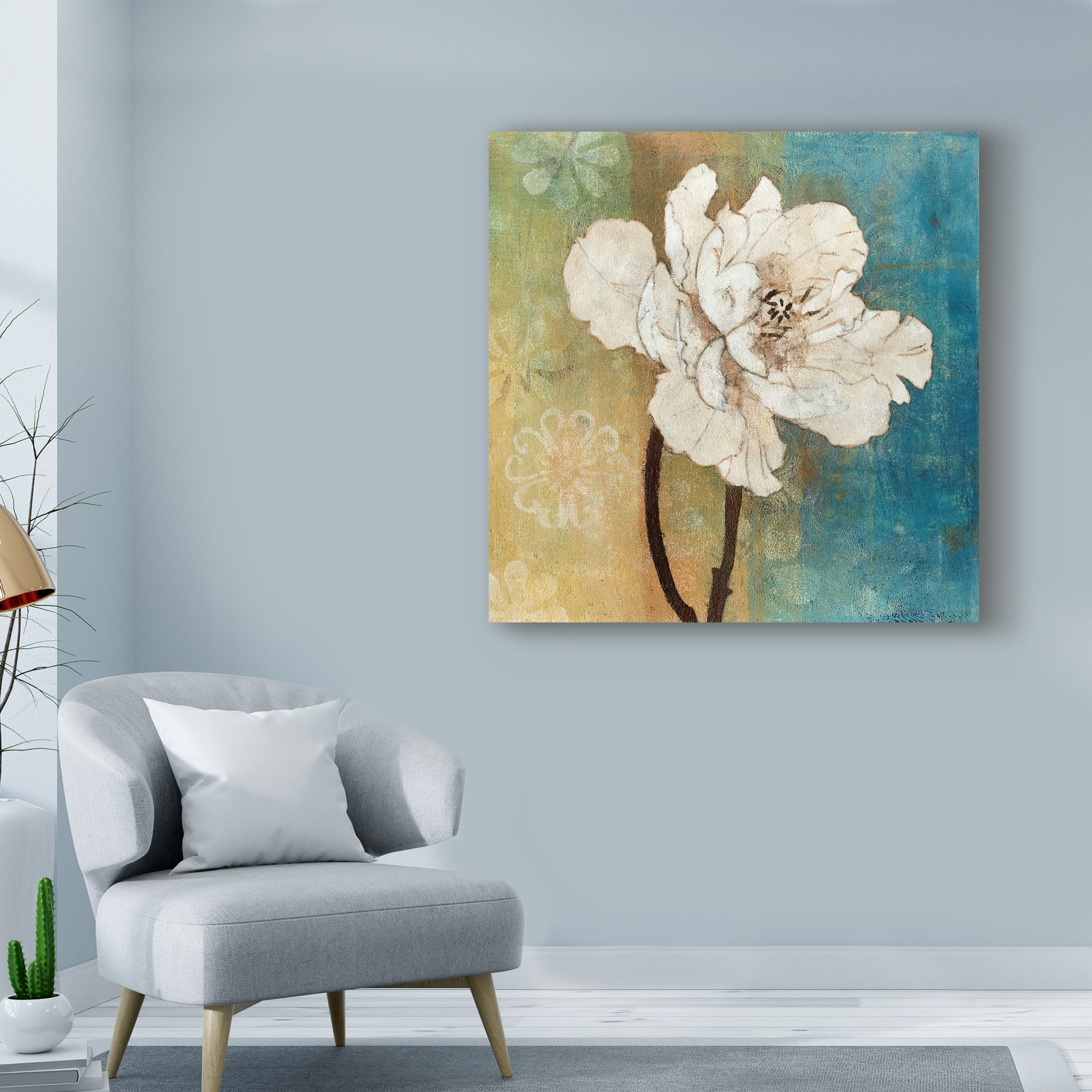 Trademark Fine Art 'Full Bloom I' Canvas Art by Willie Green-Aldridge
