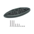 thumbnail image 4 of Cornamusa plegable para barco, accesorio para barco, portátil, práctico, fácil de instalar, cornamusa de muelle abatible hacia arriba de nailon marino Negro, 4 of 8