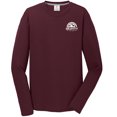 thumbnail image 1 of Gravity Outdoor Co. Performance Long Sleeve Shirt - Maroon - White Logo - S, 1 of 2