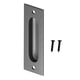 thumbnail image 5 of Manija de puerta corrediza negra mate, manija para tirar con los dedos Perillas ocultas simples empotradas fáciles de instalar para cajones de puerta Sunnimix Manija de puerta corrediza, 5 of 7