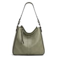 thumbnail image 4 of Montana West Hobo Bags for Women Top Handle Satchel Shoulder Purse Bucket Handbag, A-Green, 4 of 7
