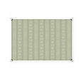 thumbnail image 2 of Sun Shade Sail 6.5x10Ft Boho White Striped Farmhouse Style Sage Green Uv Block Sunshade Canopy Outdoor Shade Cover Rectangle Shade Cloth For Patio Garden Yard Deck Pergola, 2 of 6