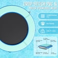 thumbnail image 5 of Jocisland 8FT Inflatable Water Hammock Round Floating Dock with Mesh, Tanning Pool Floating Rafts for Adults, Inflatable Raft Float Ring Platform, 5 of 10