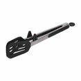 thumbnail image 2 of Steak Tongs, Compact Convenient Durable Food Clamp Safe Rugged  For Turning And Carrying Food For Resturant For Home Kitchen For Baking Tool 12in Black Bracket, 2 of 8