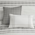 thumbnail image 5 of Oversized Cotton Jacquard Bedding Set 6Piece Queen Farmhouse Style, 5 of 10