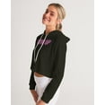 thumbnail image 4 of Black Glow up Gear Women's Cropped Hoodie, 4 of 8