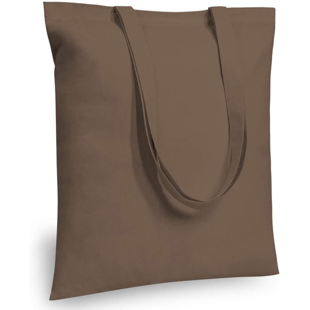 ARRIBADiseño 5 | 12 | 24 | 48 | Paquete de 192 bolsas económicas de algodón, bolsas de tela ligeras, medianas y reutilizables para la compra de comestibles, adecuadas para bricolaje, publicidad, promo