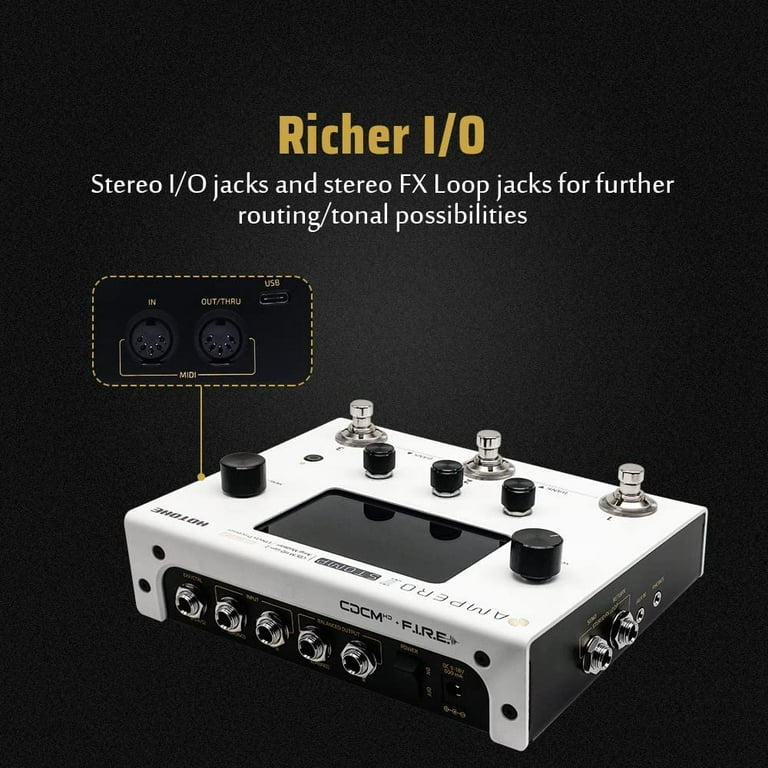 Hotone Ampero II Electric Guitar Amp, Multi-Effects Pedal Hotone Ampero II Electric Guitar Amp, Multi-Effects Pedal