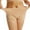Beige, variant on Womens Underwear Bikini Seamless Microfiber Bikini Underwear Women No Show Women Panties Sheer Bikini Panties Pretty Womens Panties Womens Body Shaping High Waist Abdominal Pants Postpartum