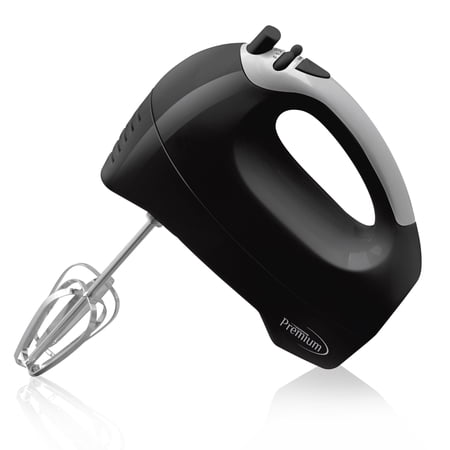 5-Speed Hand Mixer in Black