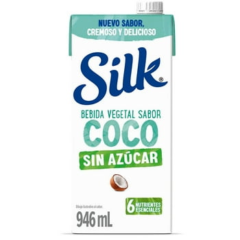 Bebida vegetal Silk sabor coco sin azúcar 946 ml