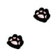 thumbnail image 2 of Toystoory Cojín de respaldo de pata de gato, cojín relleno para sofá, ventana, suelo de Tatami, colchón, soporte para cintura perezoso, Negro 2piezas, 2 of 6
