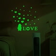 thumbnail image 4 of Valentine's Day Luminous Gnome Stickers Green Glow in the Dark Wall Decals for Living Room Bedroom Home Decor Self-Adhesive PVC Material Easy to Apply Holiday Decorations, 4 of 8
