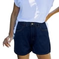 thumbnail image 2 of Stephy Women's Loose Wide Leg Denim Shorts Denim Shorts Casual Fashion Shorts Hot Pants Jean Shorts for Women, Blue, XL, 2 of 7