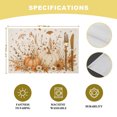 thumbnail image 5 of Beige Orange Pumpkins Fall Placemats Set of 2, Thanksgiving Harvest Flowers Washable Wipeable Table Mats for Dining Tables, Indoor Outdoor Kitchen Place Mats for Holiday Party Table Decor, 5 of 9