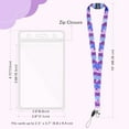 thumbnail image 4 of 8-Pack Cute Lanyards with Safety Breakaway, Waterproof Badge Holders, Metal Hook & Plastic Clip, Durable Neck Straps for Preschool & Elementary School Students, 4 of 6