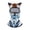 Blue rmodel, variant on Breathable Ice Silk Funny Cycling Mask Stand Ear Face Mask for Outdoor Activity Travel Enduring