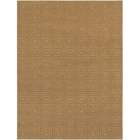 Garden Party Savannah Square Indoor/Outdoor Rug, Driftwood, 5'6" x 7'6"