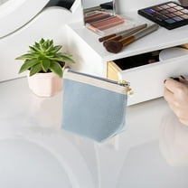 Homoyoyo Travel Makeup Bag Set for Teen Girls, Corduroy Cosmetic Organizer, Portable and