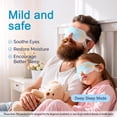 thumbnail image 5 of FACEMOON Steam Eye Mask with Moist Heat for Dry Eyes Self-Heating Warm Compress for Sleep & Relaxation Travel Essential Unscented, 5 of 7