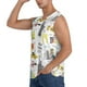 thumbnail image 3 of Fotbe New York Men's Camiseta sin Mangas Estampada para Hombres, Playera Casual para Gimnasio, Entrenamiento, Playa-Large, 3 of 7