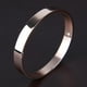 thumbnail image 1 of Moda Brillante Brazalete de material acero Inoxidable Brazalete Llano para Hombres Mujeres - oro and dorado Salvador Brazalete de brazalete de acero inoxidable, 1 of 10