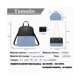thumbnail image 2 of Conjunto de Mochilas Bolsas De Cuero 4 Piezas Azul Con Negro Malubero  Mochilas Bolsas De Cuero, 2 of 4