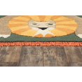 thumbnail image 3 of Novogratz ATTICATC-1GRN3050 3 x 5 ft. Attic-1 Rectangle Rug - Green, 3 of 6