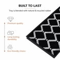 thumbnail image 6 of Natural & Recycled Rubber Boot Tray with Black & Ivory Diamond Coir Insert, 6 of 6