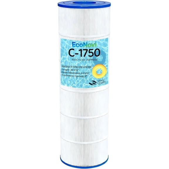 C1750 Pool Filter Cartridge Replacement, Compatible with Hayward Star-Clear Plus C1750 CX1750RE, Replaces Pleatco PA175, Unicel C-8417, Filbur FC-1294, Premium 5oz Heavy-Duty Filter Media