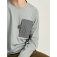 thumbnail image 5 of Bonobos Fielder Men's and Big Men's Long Sleeve Pocket Tee, up to 3XL, 5 of 6