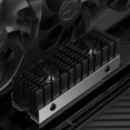 thumbnail image 1 of Disipador De Calor M.2 NVME Dual Engine Tower SSD Radiador Aleación de aluminio 13MM Ventilador doble para 2280, 1 of 7