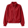 thumbnail image 4 of Posijego Kids Girls Boys Fleece Jackets Full Zip Casual Coats Spring Fall Sherpa Outerwear for Toddler, 4 of 9