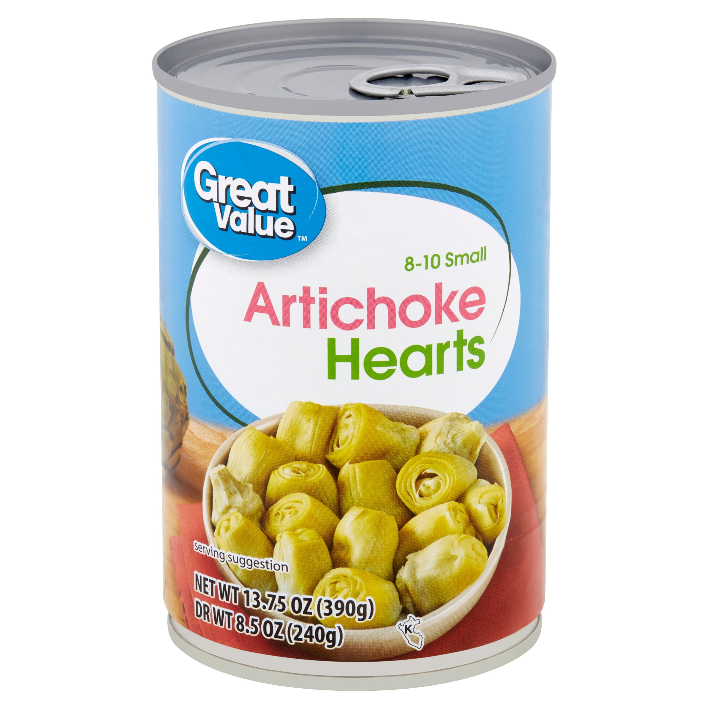 Great Value 810 Small Artichoke Hearts, 13.75 oz