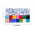 thumbnail image 4 of Cuentas Semilla Vidrio Hechas A Mano Kit para Pulseras ABC en Forma Corazón Sueltas Mezcladas Colores, 4 of 9