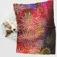 thumbnail image 6 of Naloa Fireworks Dog Blanket, 3 Sizes Cat Blanket for Indoor Cats Large Medium Small Dog Gifts-Medium, 6 of 8