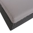 thumbnail image 4 of Noble House Santa Rosa 5 Piece Outdoor Wicker Sectional Sofa Set in Gray, 4 of 29