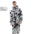 thumbnail image 1 of Adult Reflective Raincoat Rain Pants Suit Impermeable Motorcycle Riding Waterproof Outdoor Hiking Fishing Rainproof Protect Gear, 1 of 7