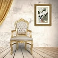 thumbnail image 3 of Choki, Eishosai 17x24 Gold Ornate Wood Framed with Double Matting Museum Art Print Titled - Double Half-Length Portrait of Moto, 3 of 4