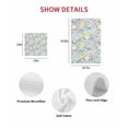 thumbnail image 7 of Blue Spring Floral Kitchen Dish Towels for Drying Dishes Set of 2, Elegant Farmhouse Flowers Birds Watercolor Waffle Weave Microfiber Hand Tea Bathroom Towels Quick Dry & Absorbent Towel 15.7x23.6, 7 of 7