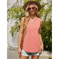 thumbnail image 3 of YATELLE Womens Tank Tops 2025 Loose Fit Casual V Neck Shirts Flowy Sleeveless Summer Tops, 3 of 5