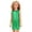 Green, variant on Girls Metallic Dresses Sleeveless Crewneck Sparkly Dress Sequin Shinny Cute 𝗠ini Dress P𝗮rty Dance 𝗦undress
