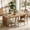 Light Brown, variant on Fnova 78.7" Modern Farmhouse Dining Table, Extra Long Wooden Kitchen Table, Easy Assembly, Seats 4-6 for Dining Room & Kitchen, Living Room