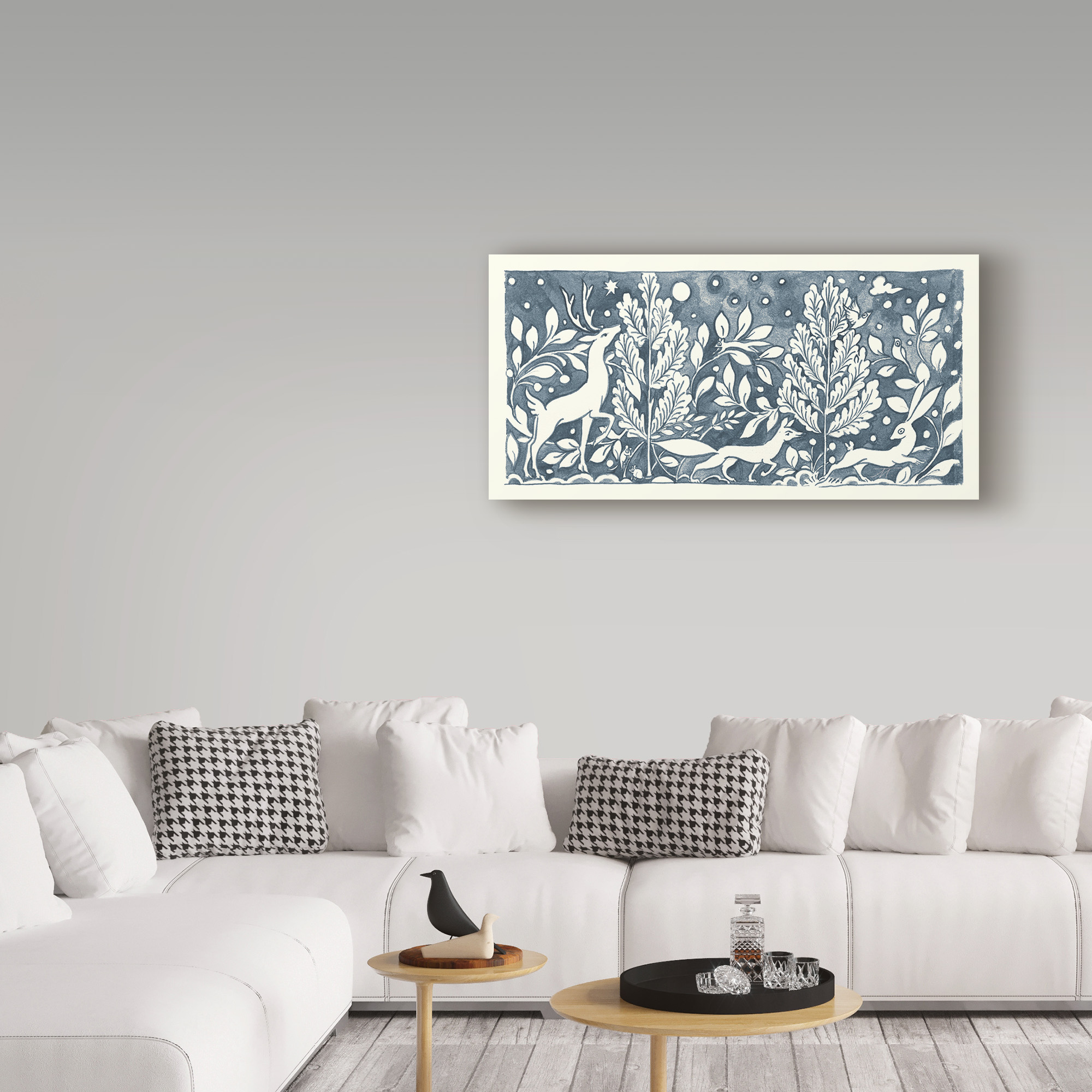Sue Schlabach 'Forest Life IX' Canvas Art