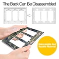 thumbnail image 4 of Yayeee Rocker Switch Wall Plate 1-Gang 4.6"x2.9" Home Decorative Outlet Cover, Green Forest Scene, 4 of 6