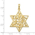 thumbnail image 2 of Pendentif Étoile de David en Or Jaune 14K 12 Tribus, 2 of 2