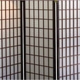 thumbnail image 3 of JERFIT Japanese Shoji Style 3-Panel Room Divider Screen, Wood Frame with Cherry Finish for Home Privacy and Space Partition, 3 of 5