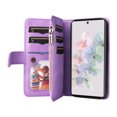 thumbnail image 4 of Compatible avec Google Pixel 7, Étui Portefeuille avec Fentes pour Cartes, Cuir PU, Fermeture Éclair, Étui Folio à Rabat, 4 of 5